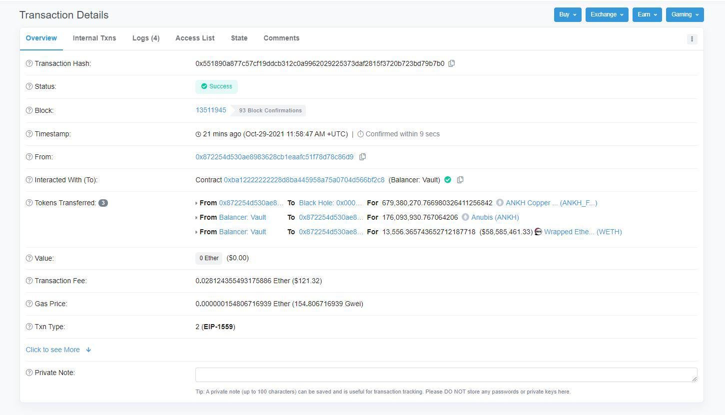 Transaction Details