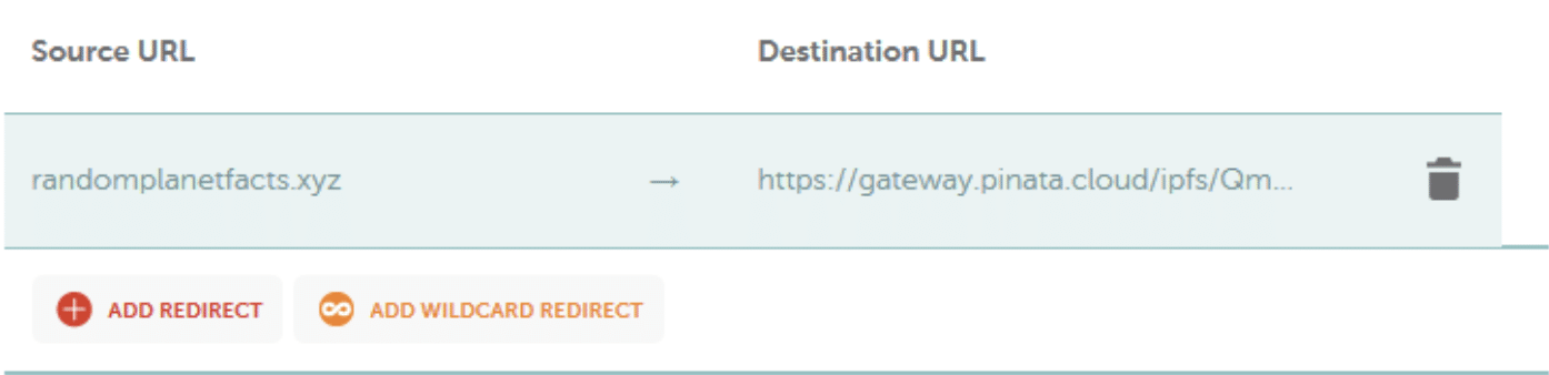 Переименовать URL на IPFS