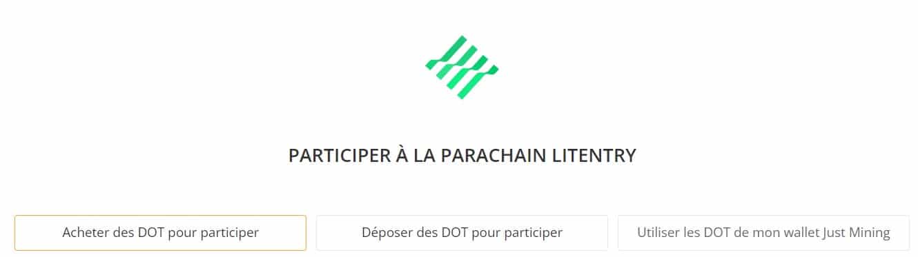 Partecipa a crowdloans su Just Mining
