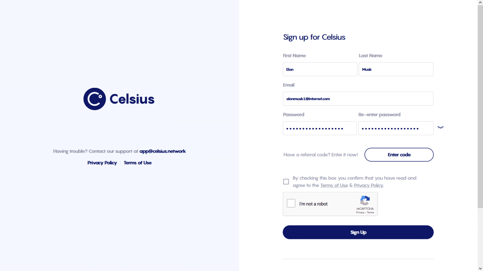 Registration is very simple