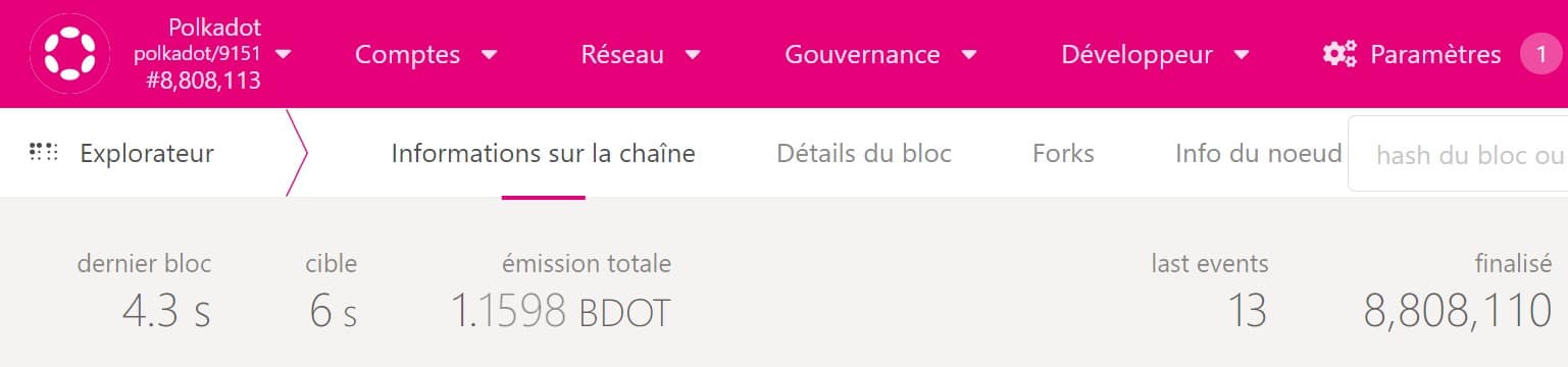 Banner del sito ufficiale polkadot.js.org