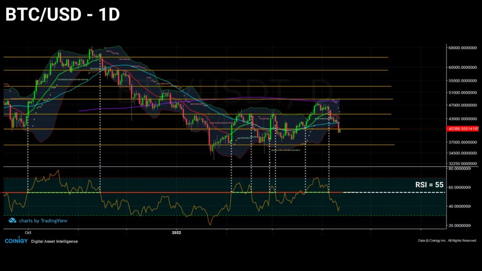 Figure 1: Daily Bitcoin (BTC) price