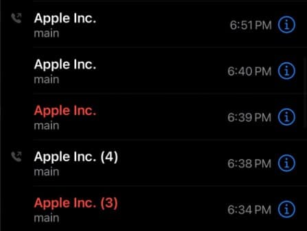 Gespot Apple nummer - Bron: @Serpent