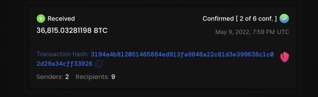 Източник: Blockchair