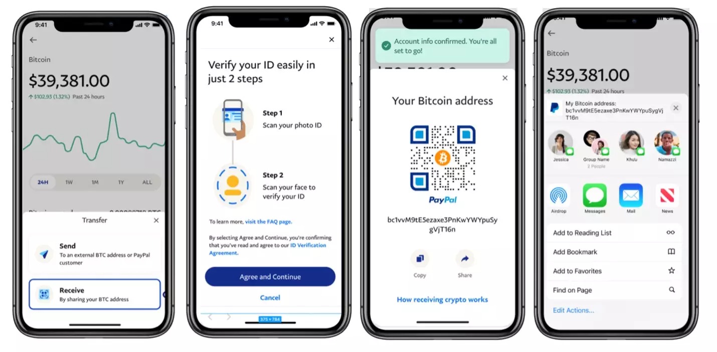 用PayPal接收加密货币