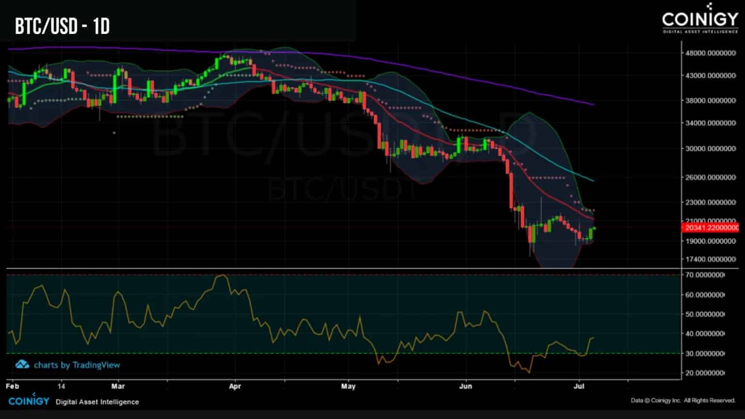 Figure 1: Daily Bitcoin (BTC) price