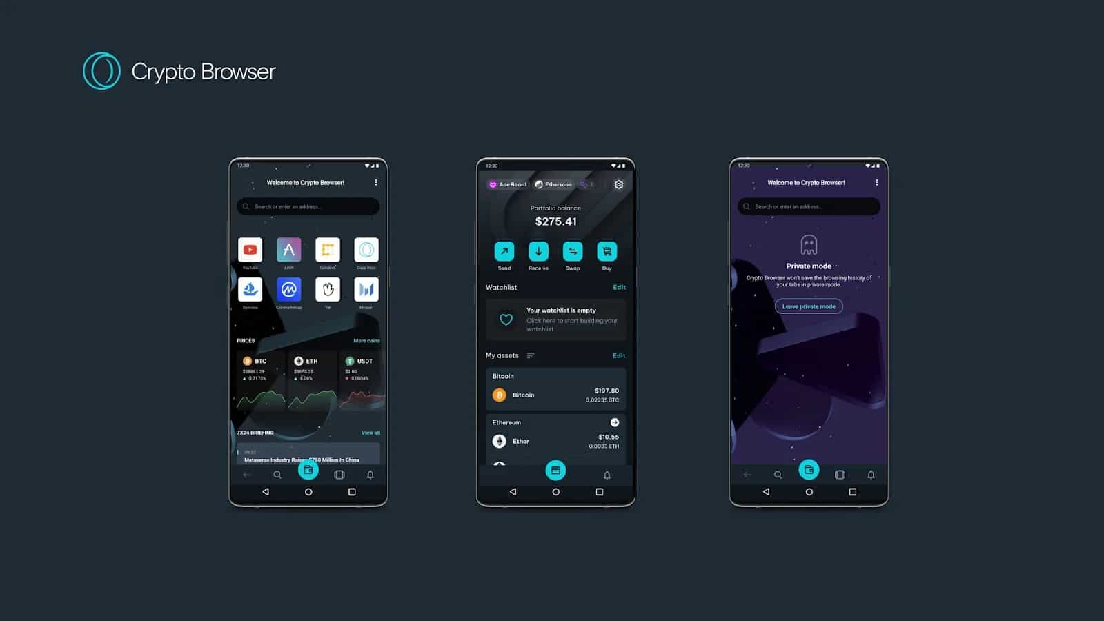 Opera's mobiele cryptobrowser preview