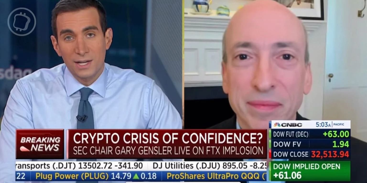 Гари Генслер интервюиран от американския канал CNBC