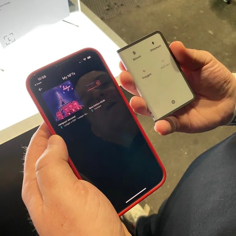 Ledger Stax可以显示NFTs
