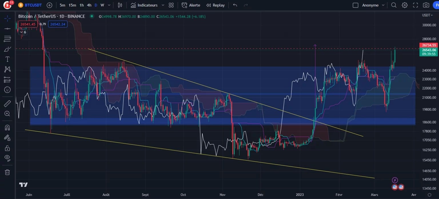 Figure 1 - Bitcoin Daily Price Chart