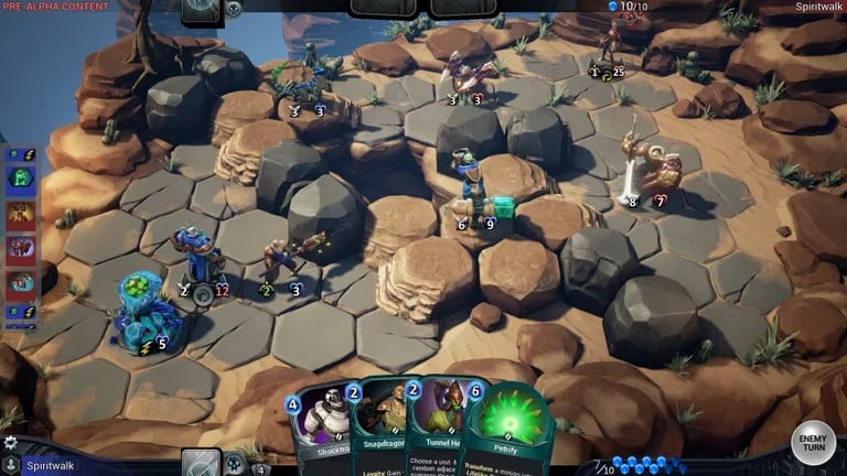 Een screenshot uit de originele versie van Shardbound. Afbeelding: Spiritwalk Games