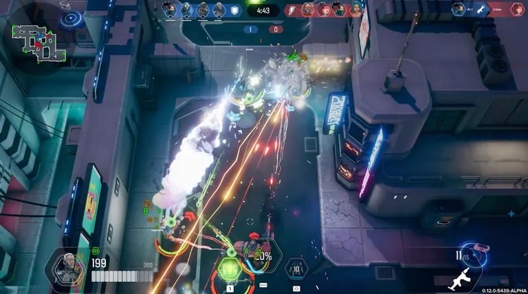《机器竞技场》预告片的截图。图片: Directive Games.
