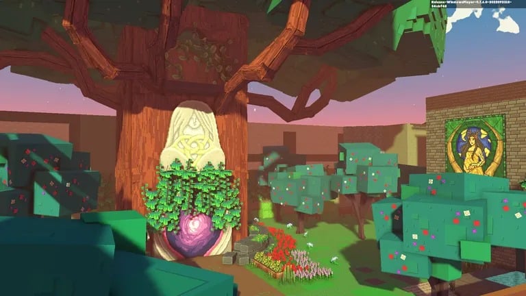 Красиви произведения на изкуството пред The Irish Shebeen. Снимка: Hermit Crab Game Studio