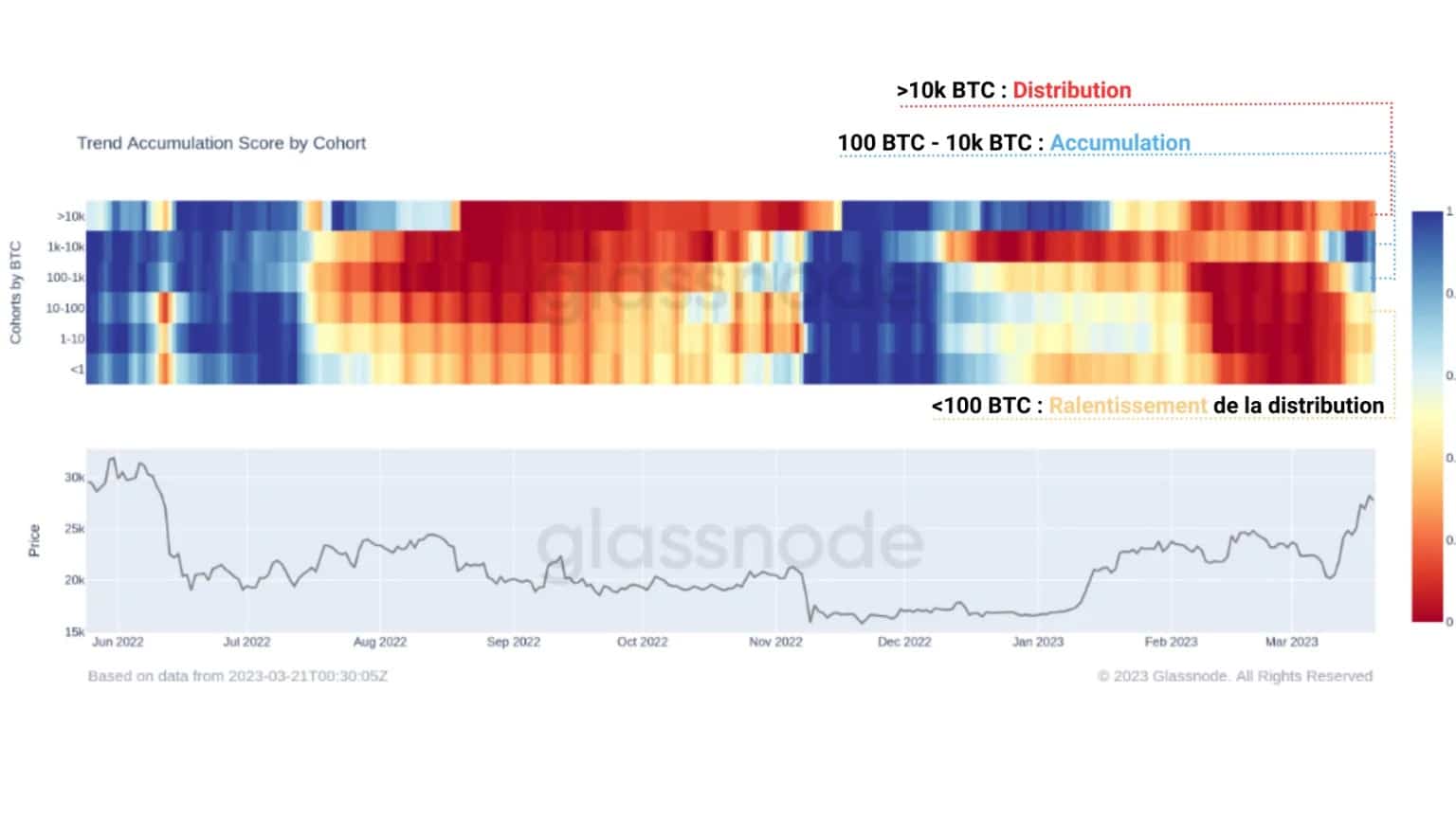 Figuur 6: Accumulatie trend score, per portfolio cohort