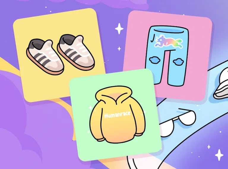Някои от артикулите в пакета Doodles 2 Pharrell Pack drop. Снимка: Doodles