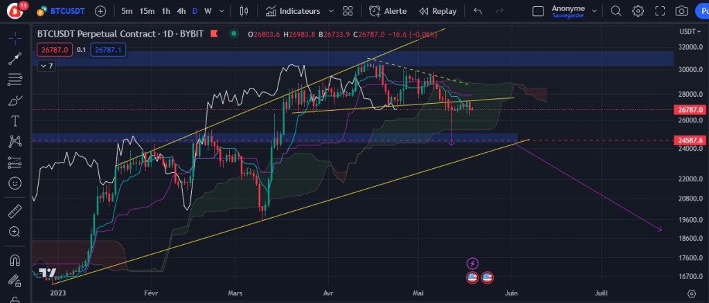 Figure 1 - Bitcoin Daily price chart