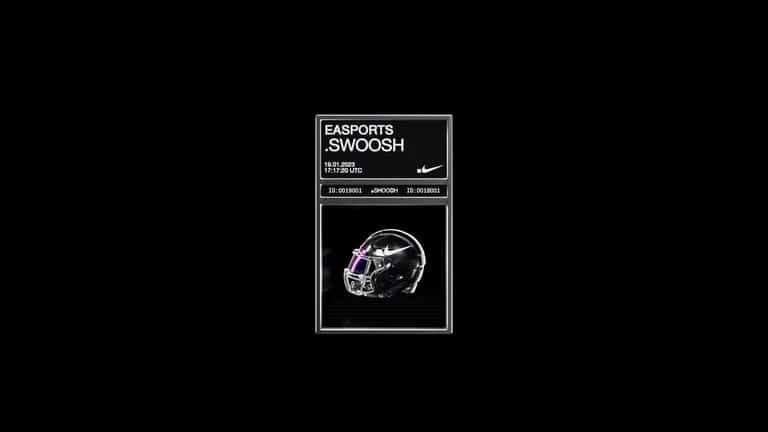 Коллекционная игрушка .Swoosh EA Sports NFT. Изображение: Nike.