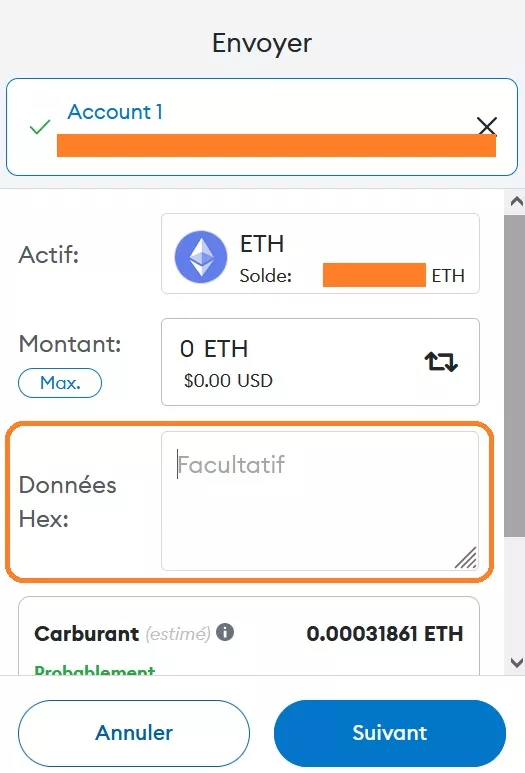 Figure 3 - Transferring an Ethscription