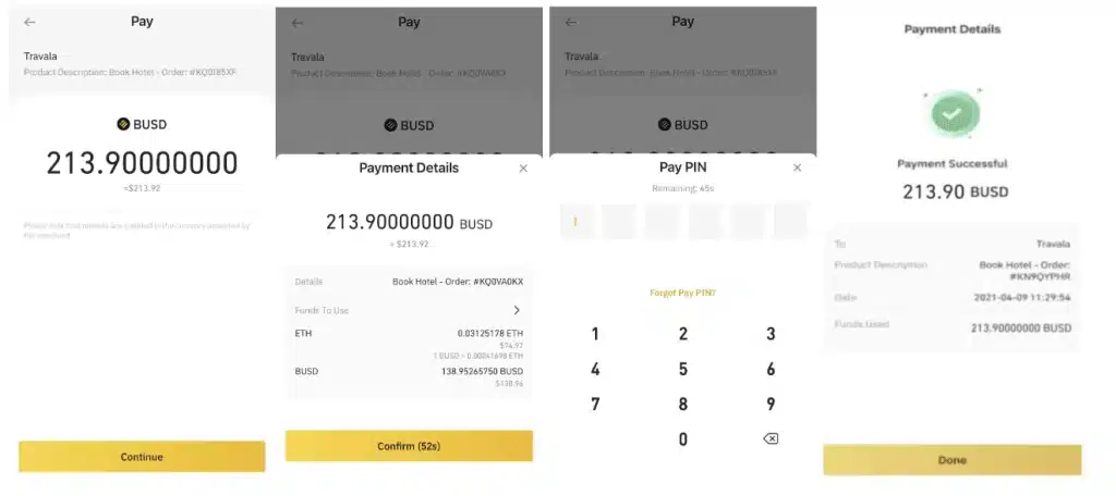 Pago Lyzi con Binance Pay