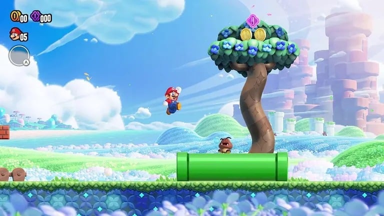 Snímek obrazovky ze hry Super Mario Bros. Wonder. Obrázek: Nintendo