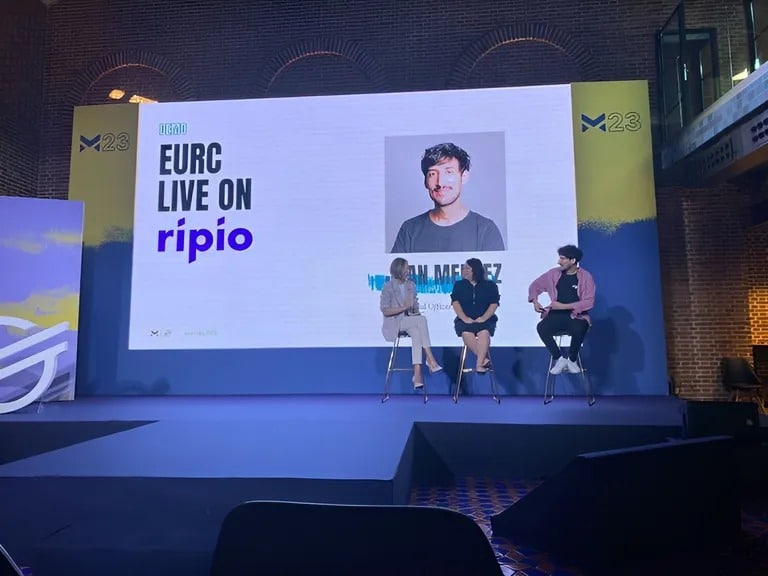Ripio será la primera en añadir EURC en Stellar. Imagen: Circle.