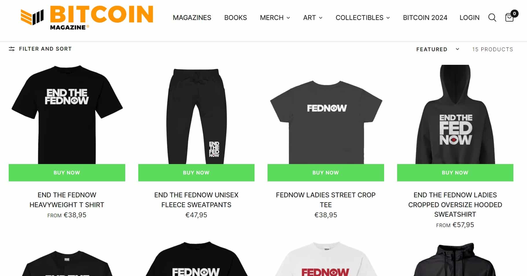 Parody of FedNow articles marketed by Bitcoin Magazine