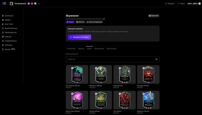 Sequence Builder 的截图。图片: Horizon Blockchain Games