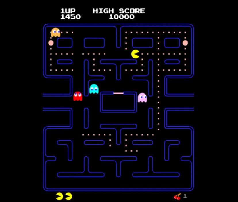 Pac-Man on Bitcoin.