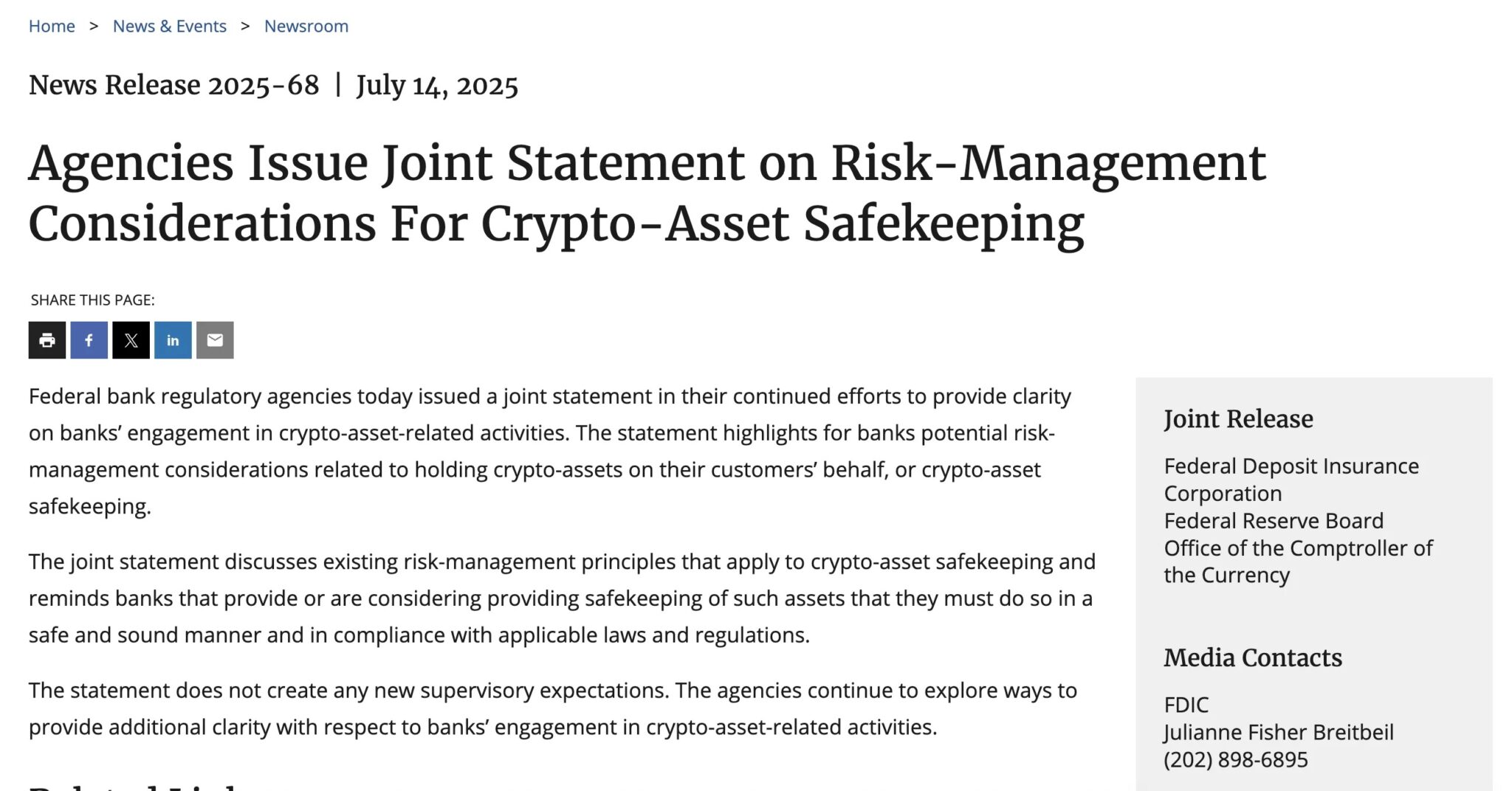 Excerpt from the press release