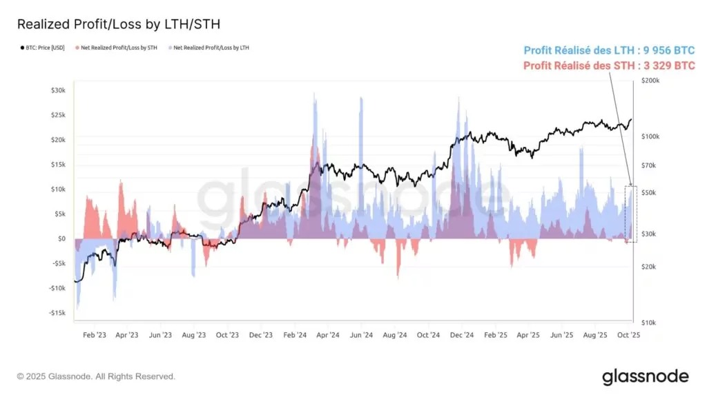 Figuur 4: Netto winst/verlies gerealiseerd door korte- en langetermijnbeleggers