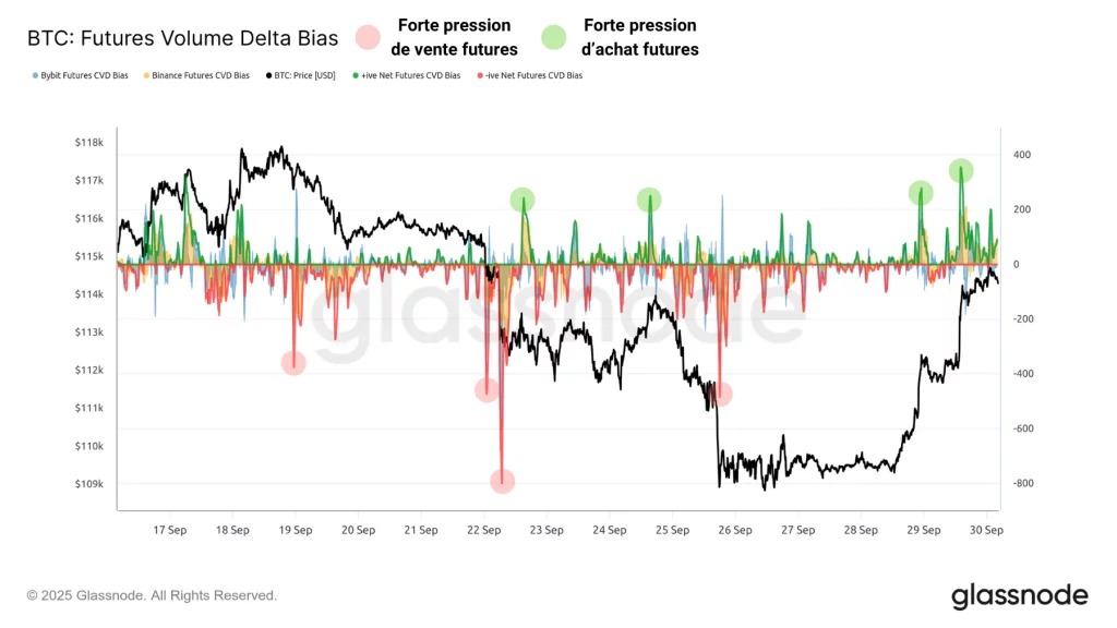 Figure 7: Net buy/sell volume on derivatives markets