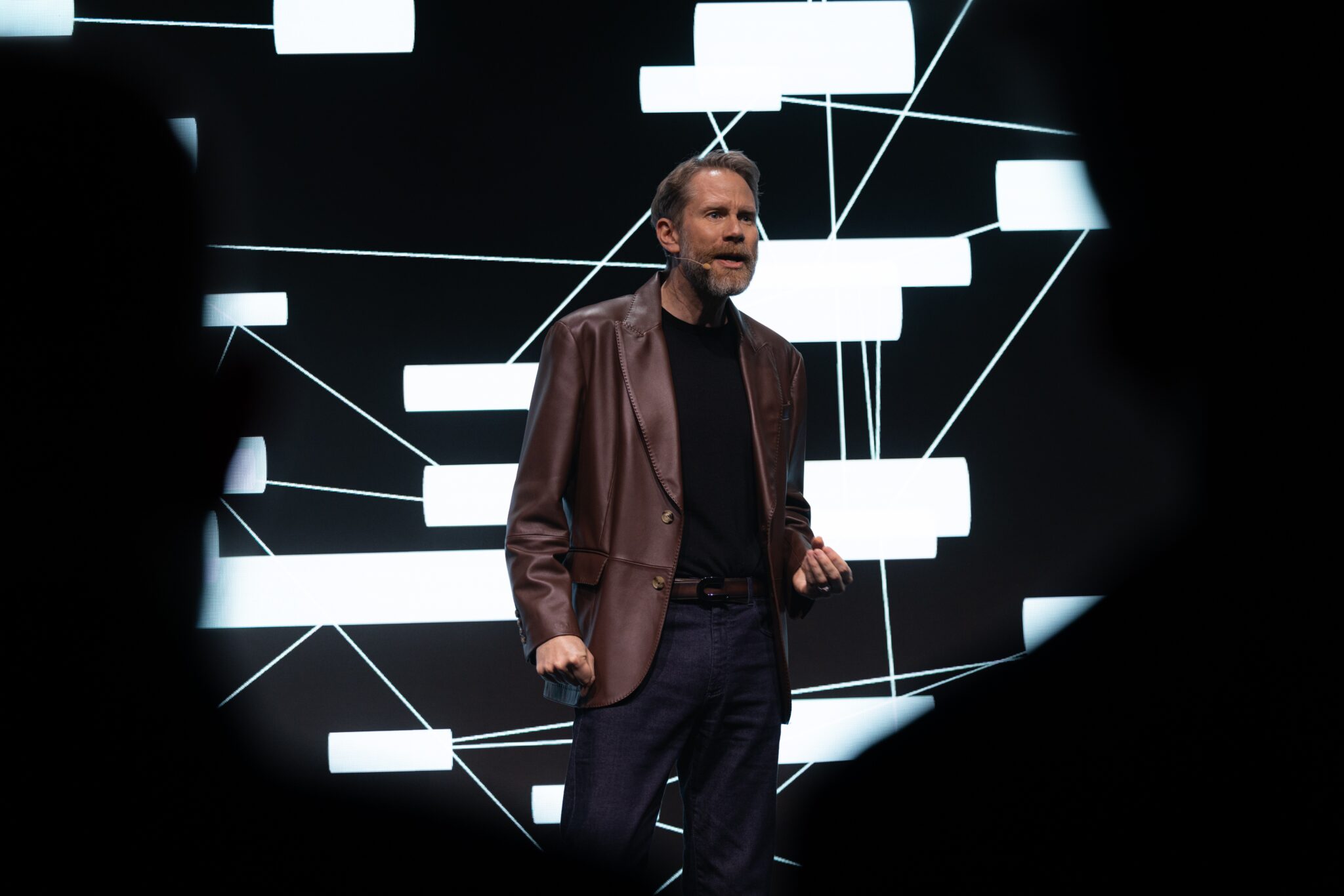 Éric Larchevêque during his keynote